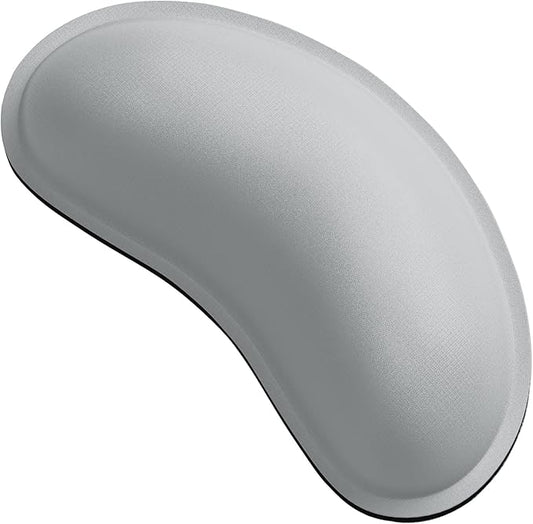 Dapesuom Mouse Wrist Rest, Ergonomic Memory Foam Mouse Wrist for Computer Desk Mats Support, PU Leather Hand Rest Pad Cushion for Gaming, Laptop, Men, Women, Pain Relief & Easy Typing, Space Gray