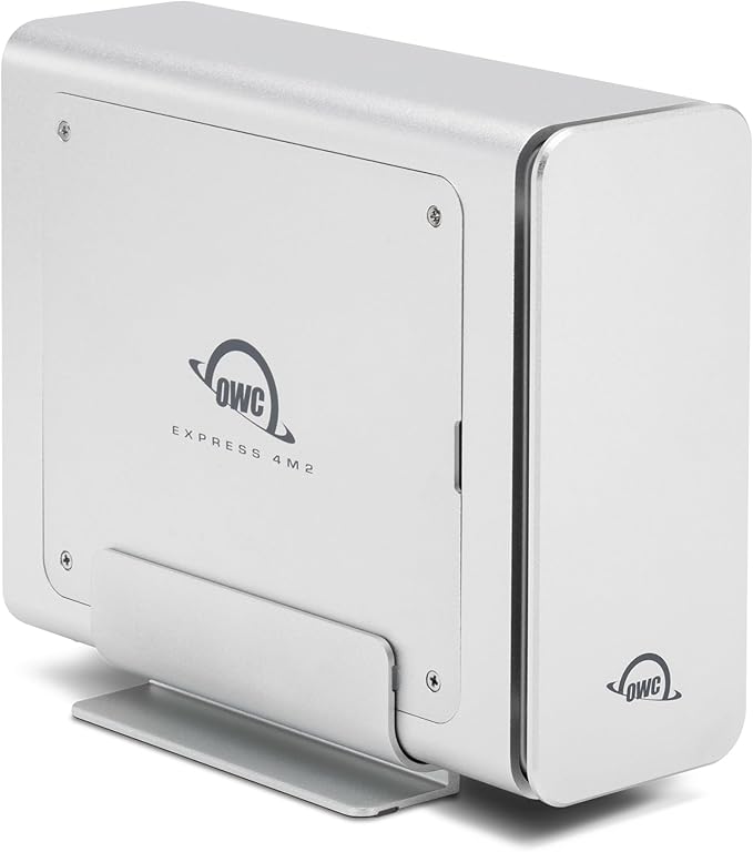 OWC Express 4M2 Four-Slot USB4 (40Gb/s) External Storage Enclosure for NVMe M.2 2230 / 2242 / 2280 SSDs (Enclosure Only)