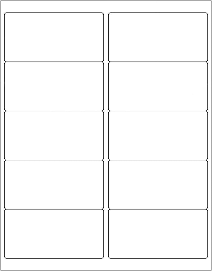 9527 Product 10 UP Sticker Labels,2x4 inches FBA Shipping Address Labels for Laser/Ink Jet Printer,Total 10000 Labels