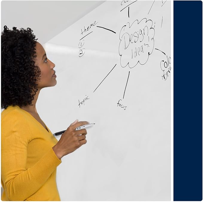 Quartet Dry Erase Markers, Fine Tip White Board Dry Erase Markers with DryGuard Ink Protection, Office Essentials, Black, 36 Pack (Q120Z01-R)