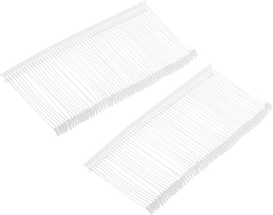 MECCANIXITY Standard Tagging Fasteners, Plastic Regular, Label Gun Price Barbs for Garment Tag - 45mm/1.77 Inch, Pack of 1000 Transparent