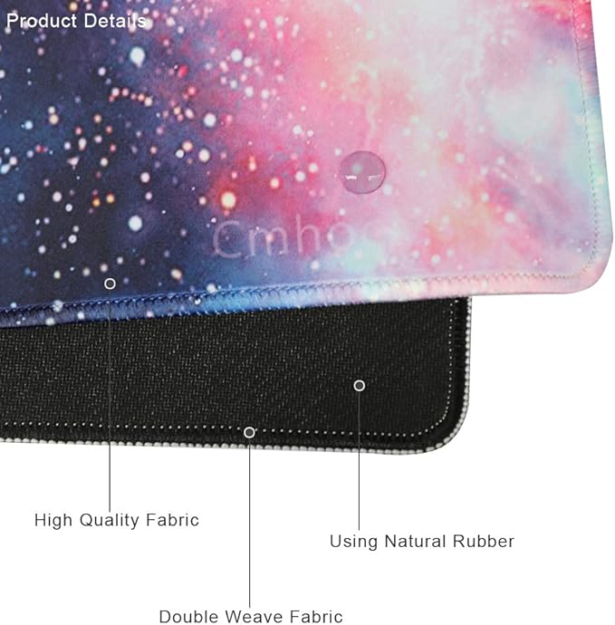 XXL Professional Large Mouse Pad & Computer Game Mouse Mat (35.4x15.7x0.1IN, 90x40 sky002)