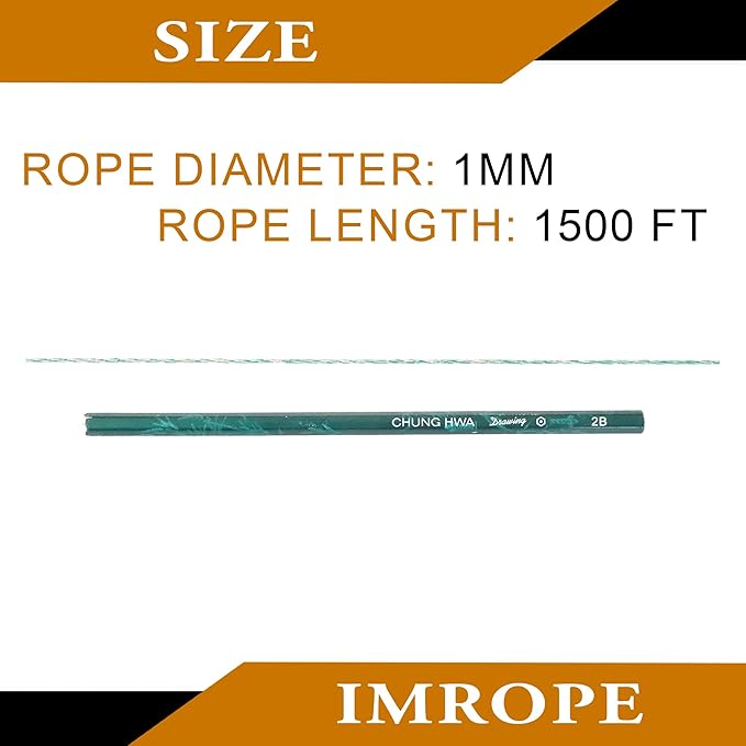 1mm x 1500 Feet Blue Jute Rope, Twine for Gardening Tomato Climbing Plant Tie Floristry Crafts Gift Wrapping Packing Decor