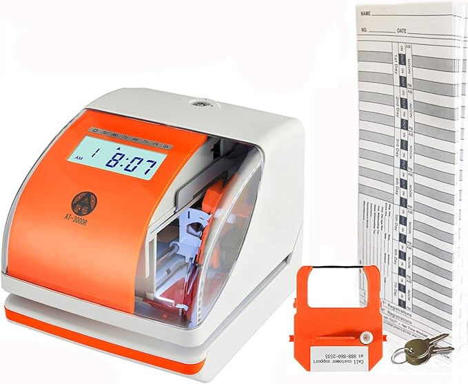AT-3000R Allied Time USA | Digital Time Clock and Date Stamp | Perfect for Small Business