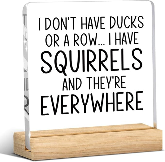 Funny Office Quote Decor, Funny Desk Signs, Office Gifts for Coworkers, Desk Decorations for Women, Cute Humor Offices Acrylic Desks Decor With Wooden