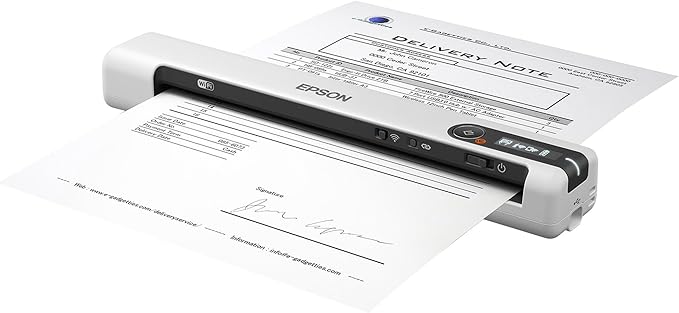 Epson DS-80W Wireless Portable Sheet-fed Document Scanner for PC and Mac