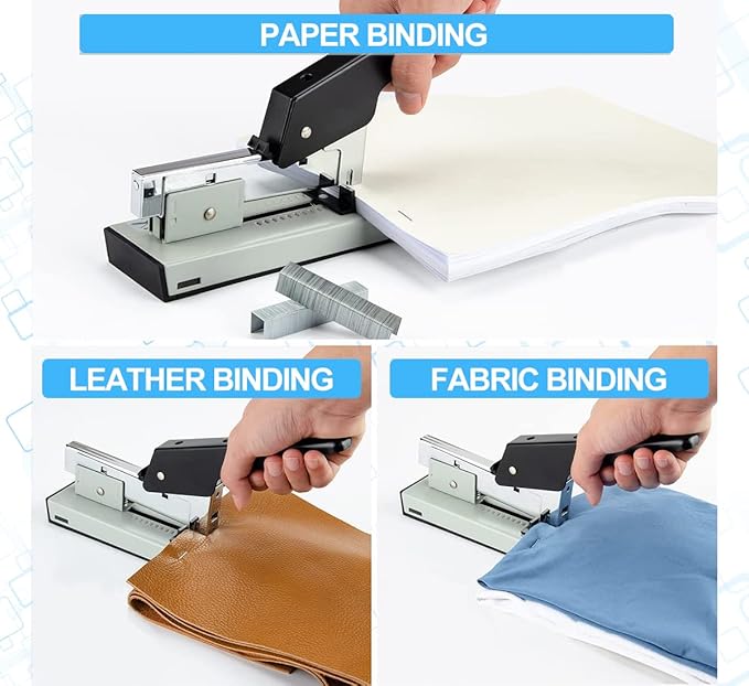 Heavy Duty Stapler,240 Sheet High Capacity Large Stapler with Staple Remover and 4000 Staples,Nextlifei Effortless Industrial Staplers,Easy to Load Heavy-Duty Staples,for Home ,Booklet ,Commercial Use