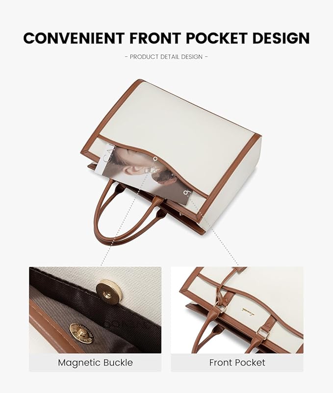 LOVEVOOK Laptop Tote Bag for Women, Office Work Bag Briefcase fit for 15.6 inch Laptop, Large Capacity Teacher Bag Handbag