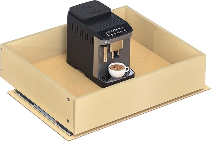 WelFurGeer Soft Close Pull Out Drawers for Cabinets, 26" W x 22" D Pull Out Cabinet Organizer, Cabinet Roll Out Drawers, Heavy-Duty Pull-Out Cabinets Drawer for Home & Kitchen Organization