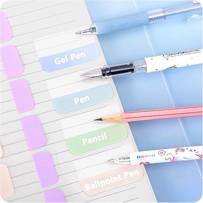 ELII 480 Pcs Morandi Tabs 2 Inch Sticky Index Tabs,Book Tabs Writable and Repositionable File Tabs Flags, Colored Page Markers 12 Colors