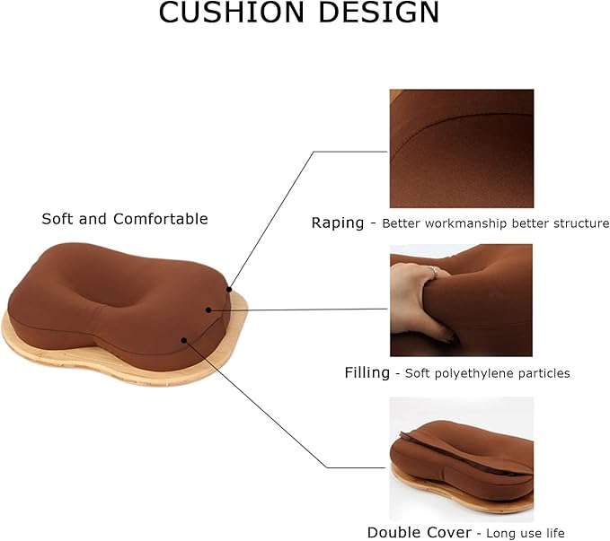 SUMISKY Lap Desk for 14" Laptops-Bamboo Laptop Desk with Cushion & Phone Holder, Portable Laptop Stand with Tray, 15x11 Inches with Bag