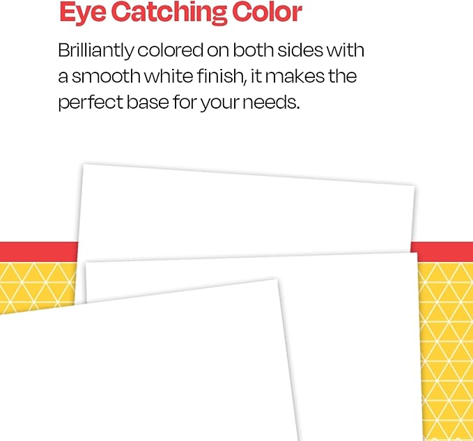 School Smart Railroad Poster Board Paper, 22 x 28 Inches, 4-Ply, White, Pack of 25