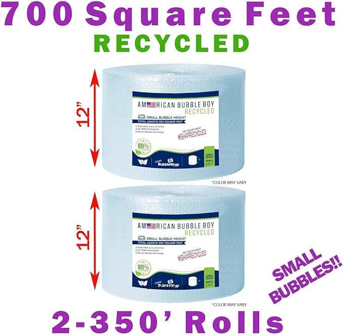 Recycled Grade Bubble - by American Bubble Boy (12" Wide, 700 Square Feet)