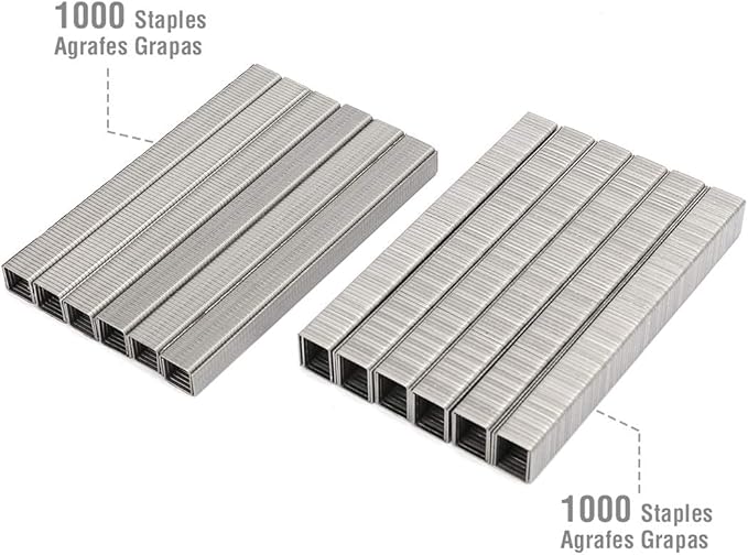Arrow T50 Stainless Steel Staples Pack Set #508SS1 1/2'' 12mm and #506SS1 3/8'' 10mm
