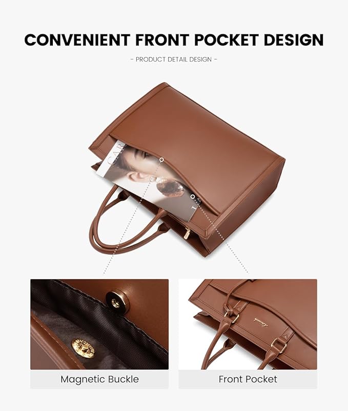 LOVEVOOK Laptop Tote Bag for Women, Office Work Bag Briefcase fit for 15.6 inch Laptop, Large Capacity Teacher Bag Handbag