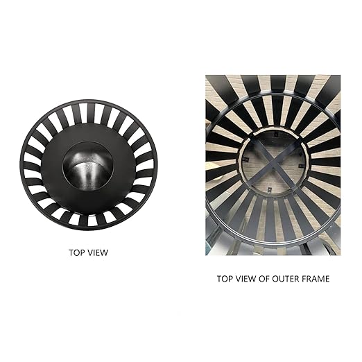 Outdoor Metal Slatted Trash Receptacle,Waste Receptacle，Commercial Trash Cans,Zone Round Garbage Bin,Square Hotel Street Patio Indoor Metal Stan (Large - Green)