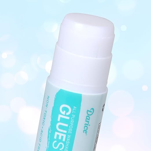 Darice Giant Glue Sticks, Large 115-gram/4.05oz Jumbo XL Glue Stick - Washable, Non-Toxic - Classroom School Supplies - 6 Pack