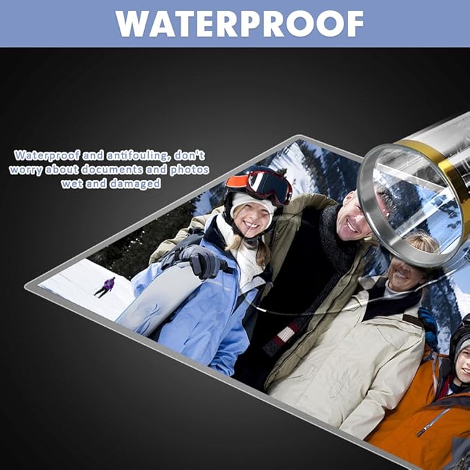 Laminating Sheets, PANDRI 400 Pack Thermal Laminator Pouches Holds 8.5 x 11 Inch, 3 Mil Clear Laminator Paper 9 x 11.5 Inch, Letter Size