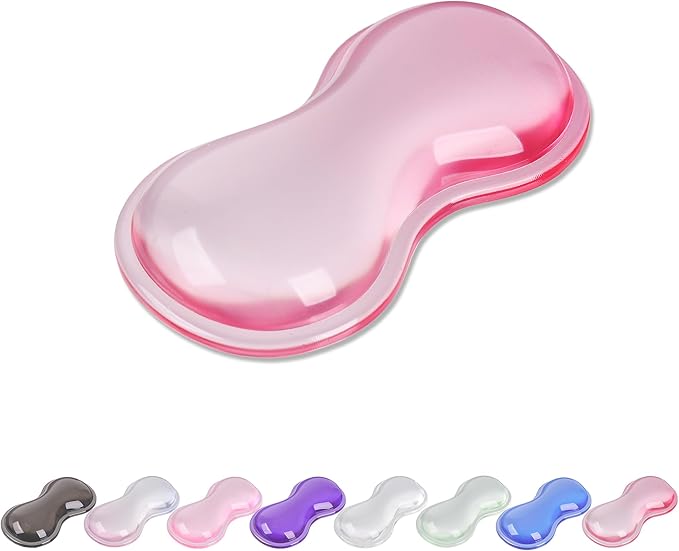 Gel Wrist Rest for Keyboard and Mouse, Wrist Rest for Keyboard, Mouse Wrist Support, Pain Relief, Cool Touch, Non-Skid, Mouse Wrist pad