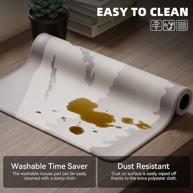 ETZ Japanese Cherry Blossom Mouse Pad (31.5 × 11.8 × 0.12 inch) Extended Large Mouse Mat Desk Pad, Stitched Edges Mousepad,Non-Slip Rubber Base,Gaming Mouse Pad,Office & Home.