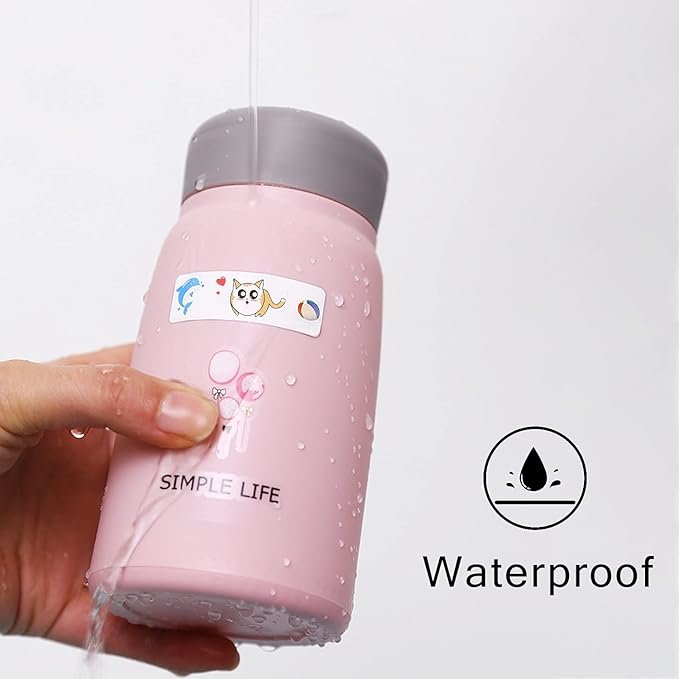 Gwybkq Glossy Sticker Paper Printable Vinyl for Inkjet Printer, 80 Sheets Labels Waterproof Decal Paper