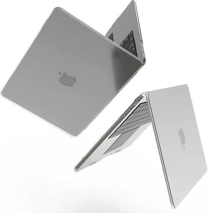 KEROM Matte Clear Case for MacBook Pro 16 inch 2024-2021 M4 M3 M2 M1 Pro/Max Chip A3403 A3186 A2991 A2780 A2485, Ultra Slim Frosted Matte Plastic Hard Shell & Keyboard Cover for Mac Pro 16 M4 M3 M2 M1