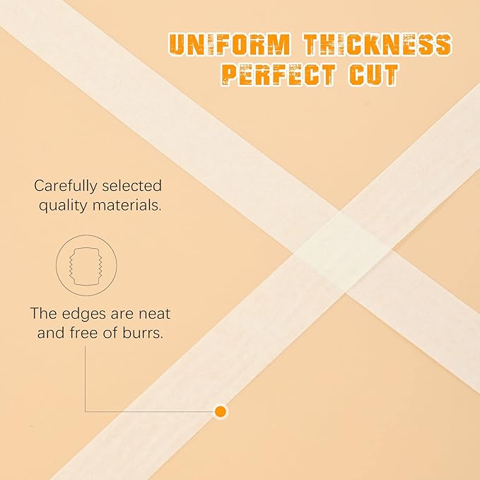 Masking Tape Bulk 10 Packs 0.75 Inch - Masking Tapes Artist Drafting Tapes White Beige, General Purpose for Craft, Art, Office, School, 3/4 Inch x 55 Yards x 10 Rolls