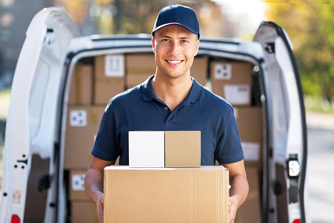 Eupako 4x4x4" Cardboard Box Mailers 25 Pack Brown Cube Corrugated Small Shipping Boxes for Mailing