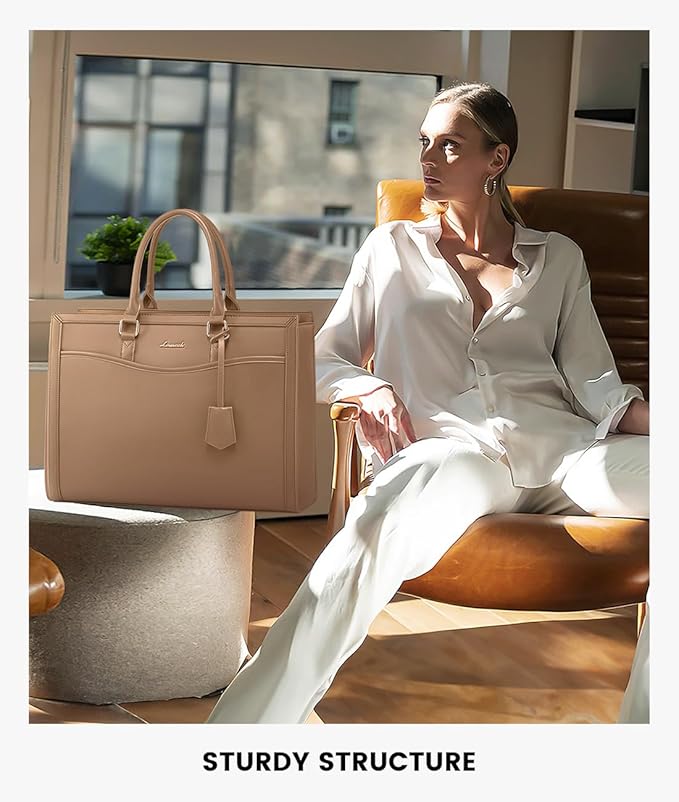 LOVEVOOK Laptop Tote Bag for Women, Office Work Bag Briefcase fit for 15.6 inch Laptop, Large Capacity Teacher Bag Handbag