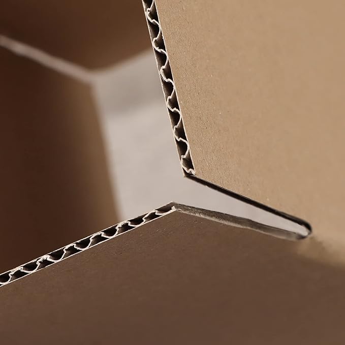 CRUGLA 40 Packs 7x6x5 Shipping Boxes for Small Business, Corrugated Cardboard Boxes Bulk for Shipping Packing Mailing