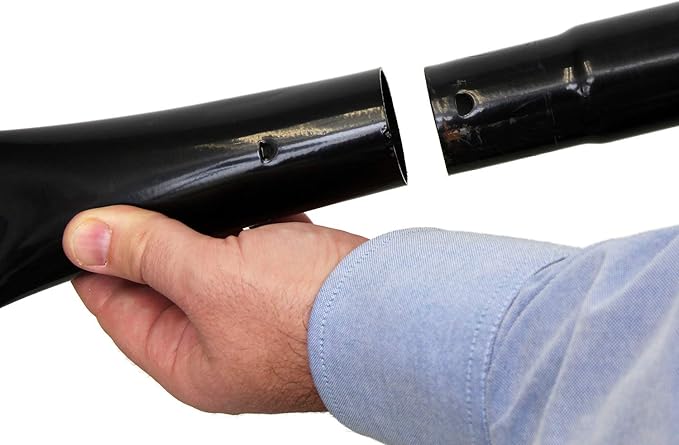 Cast Iron Sign Base By SmartSign | 17” Od Stand With 4’ Post And Sign Bolts & Nuts