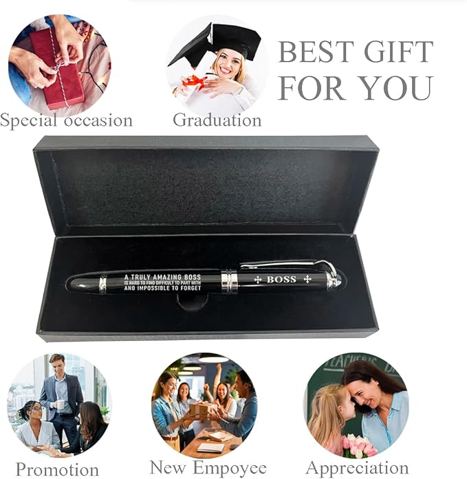 Boss Office Gifts Pen - Engraving Gift for Boss, Director or Colleague