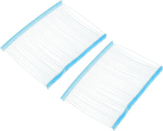 MECCANIXITY Standard Tagging Fasteners, Plastic Regular, Label Gun Price Barbs for Garment Tags, 75mm/3 Inch, Pack of 1000, Sky Blue