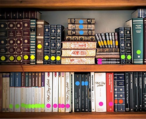 NextDayLabels - 8-1/2 x 11 Neon Color High Light Fluorescent Labels for Laser & Inkjet Printer (Green Fluorescent, 2" Round - 20 Per Page | 500 Labels)