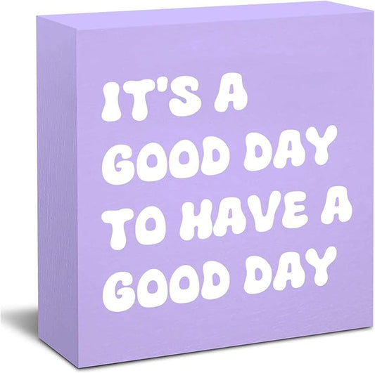 Purple Office Decor Desk Accessories Sign for Women Home & Office Cute Desk Accessories Motivational Gifts for Women Coworker