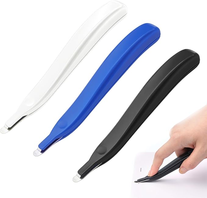 3 PCS Magnetic Staple Remover Tools, Professional Stapler Removers Staple Puller Remover,Staple Remover Stick for Home School Office