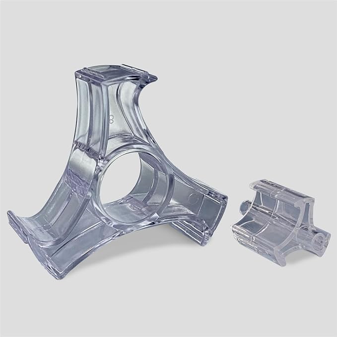 Acrimet Premium Desktop Tape Dispenser Jumbo, Plastic, Non-Skid Base (Heavy Duty) (Platinum Silver Color)