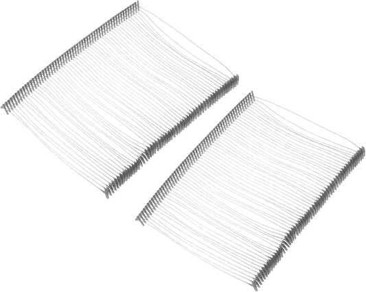 MECCANIXITY Standard Tagging Fasteners,Plastic Regular,Standard Label Gun Price Tagging Barbs for Garment Price Tag Label Tagging Barbs 75mm/3 Inch,Pack of 1000 Gray