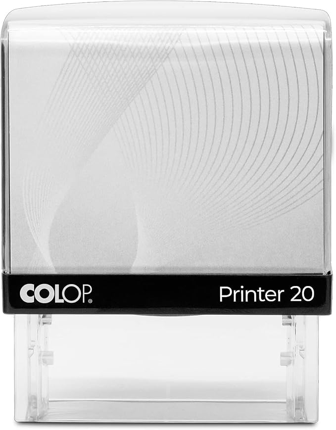 COLOP Small Size Self Inking Custom Signature Stamp - Choose from 15 Ink Colors