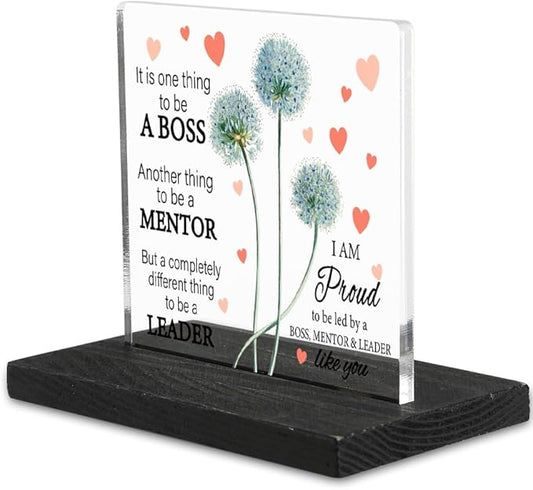 Thank You Appreciation Gifts for Boss, Boss gifts for Women Funny, It is One Thing to Be A Boss Sign, Going Away Gifts Retirement Gifts for Boss, Best Boss gifts for Women Decor Signs-DX342