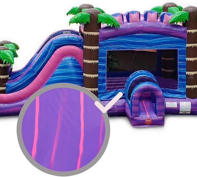 SX-69 Vinyl Repair Kit | Inflatable Bounce House Repair Kit | Includes 4 Ounce Adhesive and Vinyl Roll | for Flexible, Waterproof Repairs of Tears, Punctures, and Holes