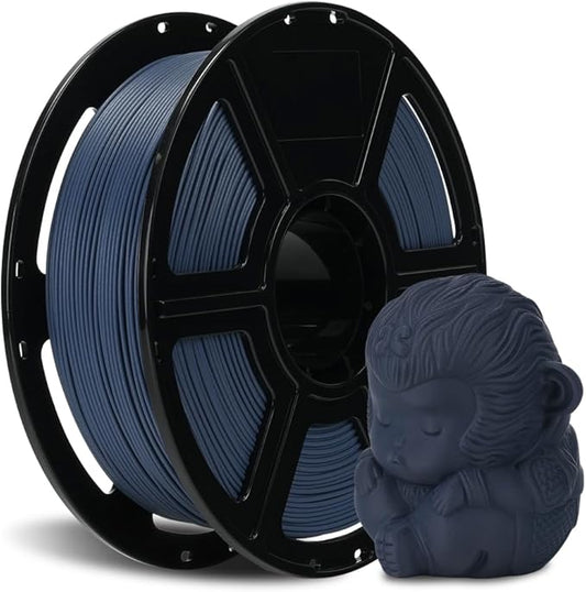 FLASHFORGE Carbon Fiber PLA Filament 1.75mm, Carbon Fiber Reinforced PLA 3D Printer Filament, 1KG Spool Dimensional Accuracy +/- 0.02mm, High Strength & High Abrasion-Resistance (Sailor Blue)