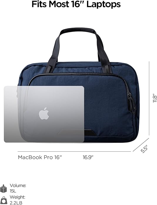 ALPAKA Bravo Brief - 16 Inch Laptop Briefcase, Business Shoulder Bag with Weatherproof, Messenger Bag for Men Work Travel