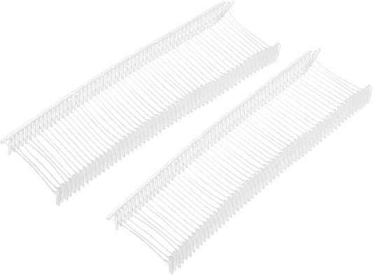 MECCANIXITY Standard Tagging Fasteners,Plastic Regular,Standard Label Gun Price Tagging Barbs for Garment Price Tag Label Tagging Barbs 25mm/1 Inch,Pack of 1000 Transparent