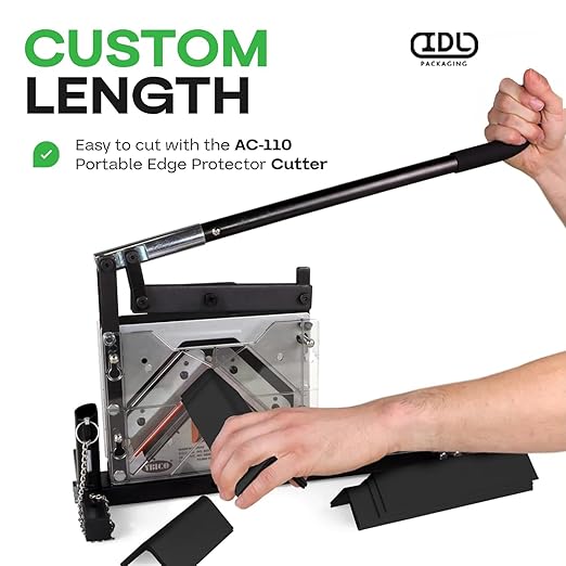 IDL Packaging Cardboard Edge Protectors 2" x 2" x 9", Full Pallet of 5,746 pc, White - V-Board Reinforced Corner Protectors - Regular-Duty Cardboard Corners for Shipping