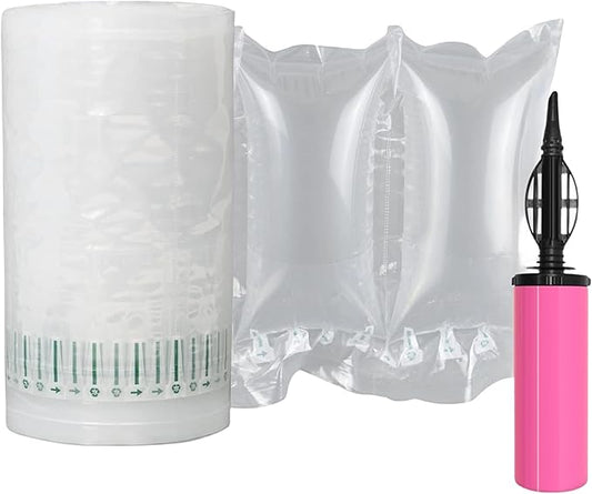 Packing Air Pillows for Shipping 600 Count Packaging Air Bags Inflatable Shipping Supplies Box Filler Alternative to Packing Peanuts, Purse Stuffers for Shape 4.72" x 9.84"