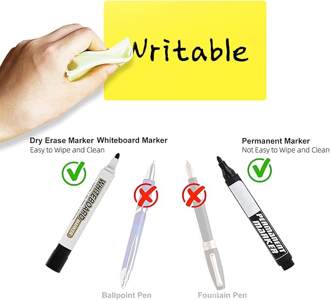 Rectangle Labels Sticker 3×5 Inch Vinyl Floor Stickers Color Coding Name Tags Roll Removable 200 PCS, Fluorescent Yellow