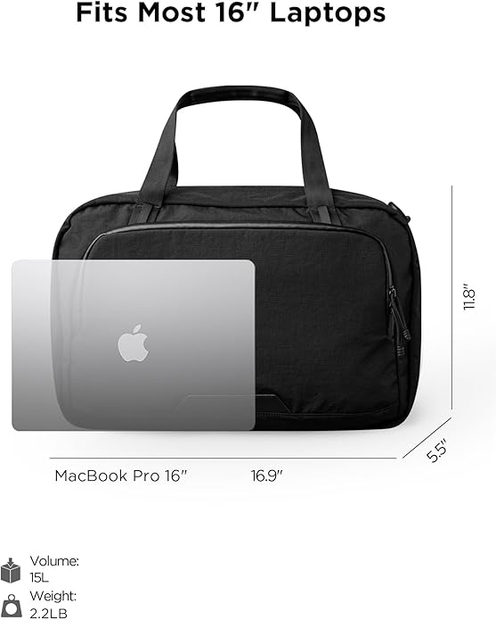 ALPAKA Bravo Brief - 16 Inch Laptop Briefcase, Business Shoulder Bag with Weatherproof, Messenger Bag for Men Work Travel