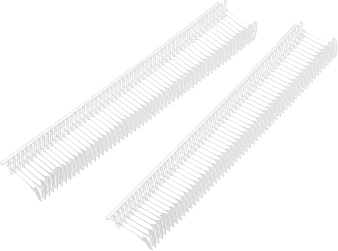 MECCANIXITY Standard Tagging Fasteners,Plastic Regular,Standard Label Gun Price Tagging Barbs for Garment Price Tag Label Tagging Barbs 12mm/0.5 Inch,Pack of 1000 Transparent