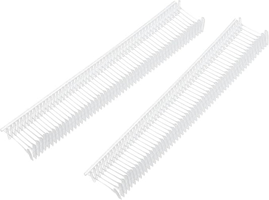 MECCANIXITY Standard Tagging Fasteners,Plastic Regular,Standard Label Gun Price Tagging Barbs for Garment Price Tag Label Tagging Barbs 12mm/0.5 Inch,Pack of 1000 Transparent